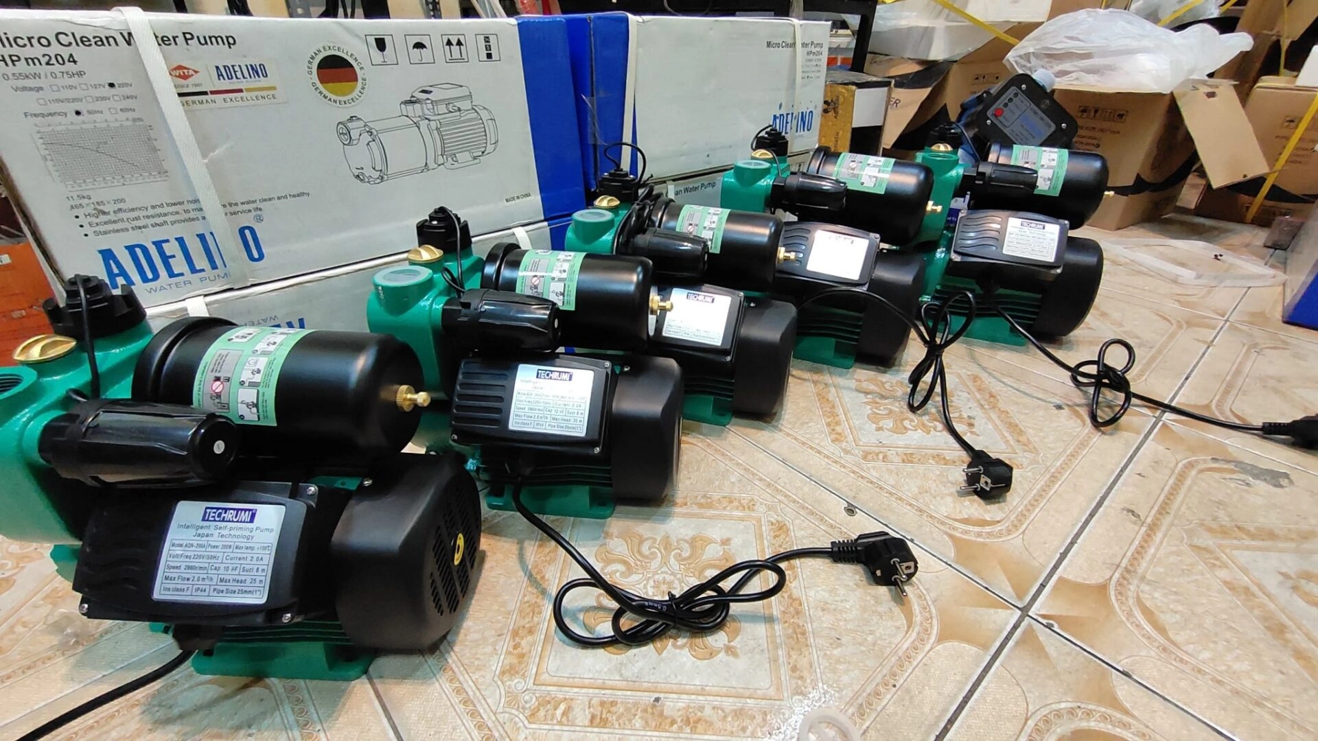 Máy Bơm Tăng Áp Techrumi – Điện Nước Thịnh Phát