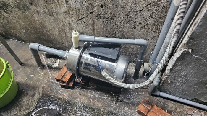 Lắp đặt máy bơm đầu kép inox 304 Công suất 2HP cho giếng khoan gia đình