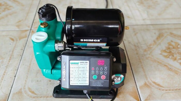 Lắp đặt máy bơm tăng áp điện tử thông minh Shimge – ITALY