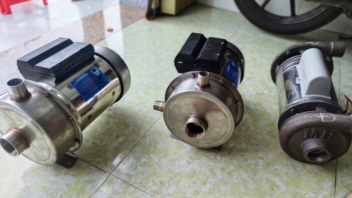 Máy bơm giếng khoan inox 304 thế hệ mới Bơm đầu kép cho giếng khoan