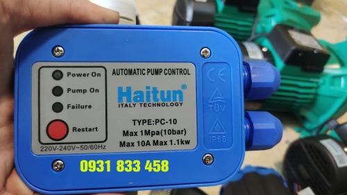 Rơ le điện tử thông minh Haitun (Xanh Ngang)bảo vệ máy bơm mất nước