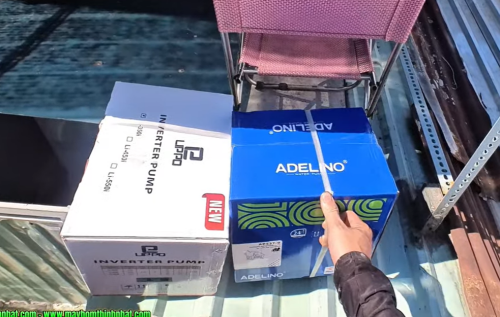 Lắp đặt máy bơm hút nước sạch bị yếu và thay bơm tăng áp biến tần lippo 350W